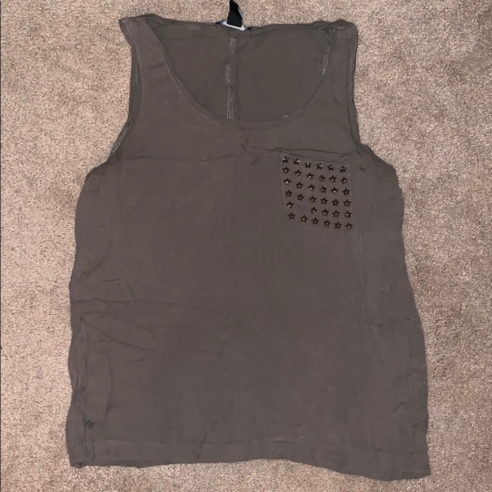 forever 21 green tank